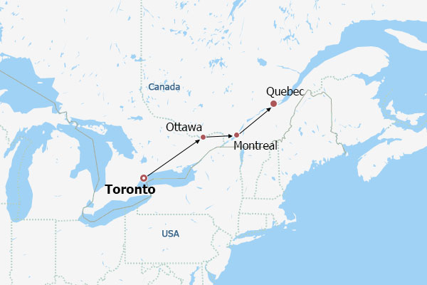 3 day tour ottawa montreal quebec from toronto